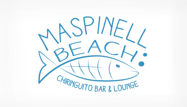 Maspinell beach logo design